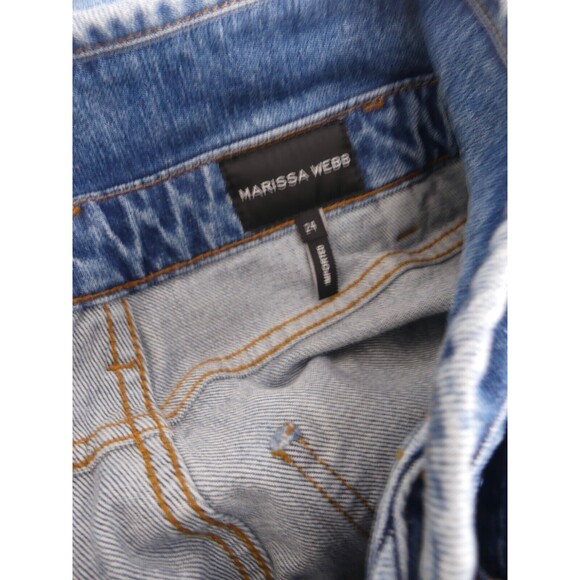 MARISSA WEBB 24 Jeans Travis Denim Pant in Indigo Medium Stone Wash NWT - Picture 8 of 10